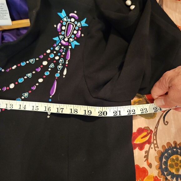 VNTG Bob Mackie Wearable Art Designer Jacket - Picture 8 of 8